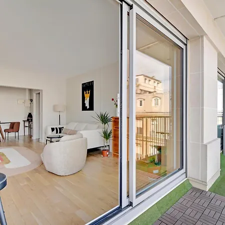 Exceptionnel 3p 100m2 - Luxe & Lumiere Face Parc Monceau Apartmán *